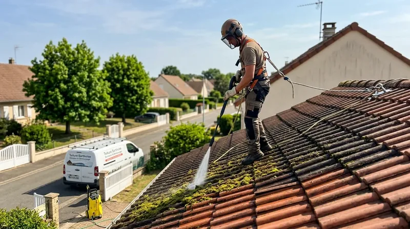 Nettoyage & Démoussage de toiture Le Mans